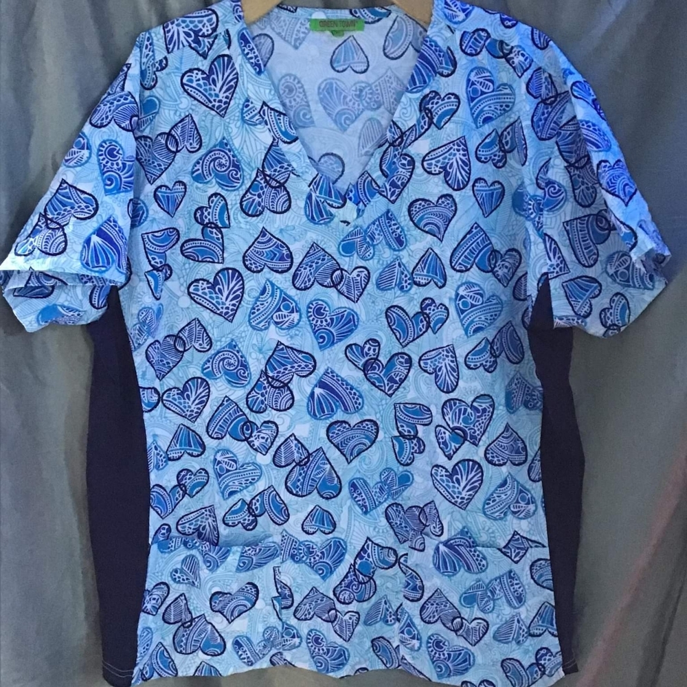 Buttoned heart shirt
